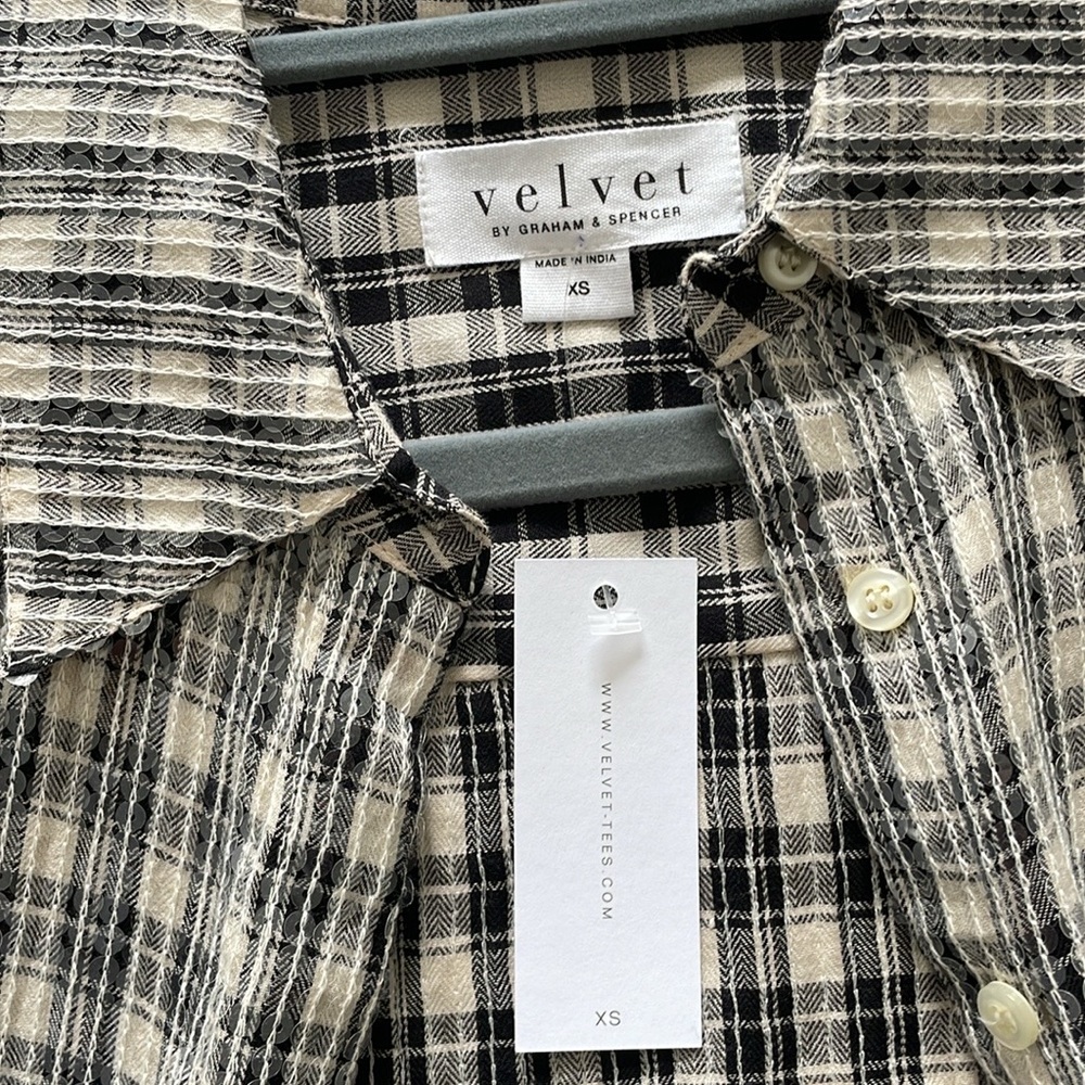 Velvet Graham and Spencer Sequined JKT  Athena NWT - Picture 11 of 11